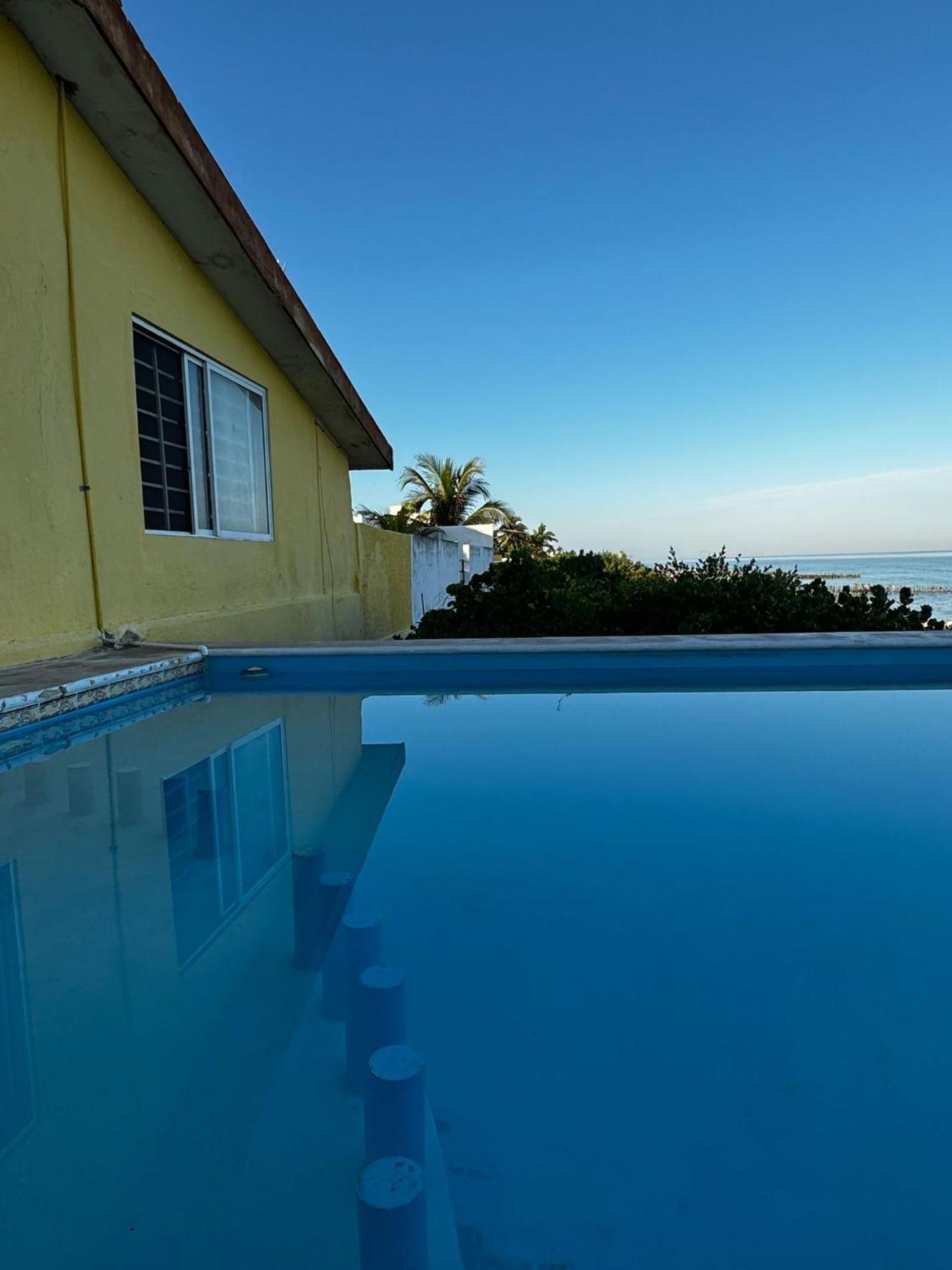 첼렘 La Casa Amarilla Frente Al Mar 빌라 외부 사진